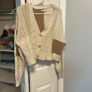American Eagle Patchwork sweater